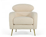 Modrest Altura - Modern Faux Fur Lounge Chair