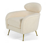 Modrest Altura - Modern Faux Fur Lounge Chair