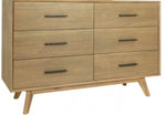 Modrest Claire - Contemporary Natural Light Mocha Acacia Dresser