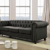 Winifred - Transitional Gray Sofa