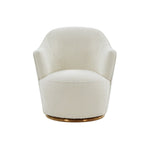 Modrest Vera - Modern Sherpa Swivel Accent Chair