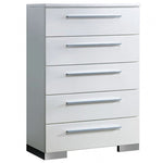 Clementine- Contemporary Glossy White Chest