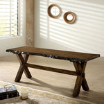 Woodworth - Rustic Walnut Dining Bench