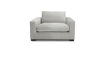 Divani Casa Poppy - Modern White Fabric Lounge Chair